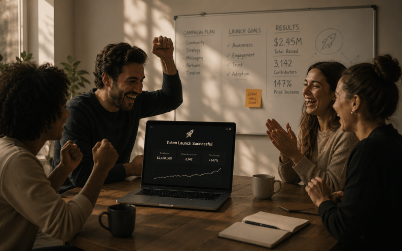 A token launch campaign that earned trust before hype